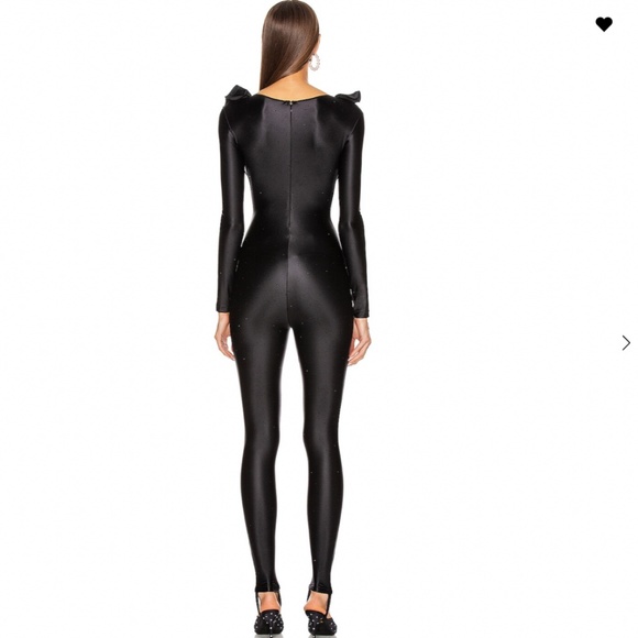 Alessandra Rich ruffle crystal jumpsuit 36 NWT - Picture 3 of 4